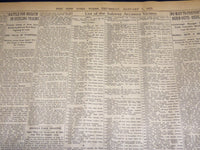 1915 JANUARY 7 NEW YORK TIMES - PANIC IN SUBWAY 1 DEAD 210 HURT - NT 7817
