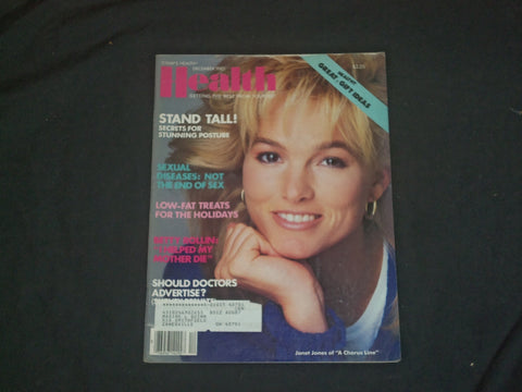 1985 DECEMBER HEALTH MAGAZINE - JANET JONES, OF A CHORUS LINE COVER - B 1003
