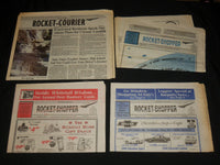 1991-1999 ROCKET COURIER - SHOPPER NEWSPAPERS LOT OF 18 - WYALUSING PA -NP 4250D