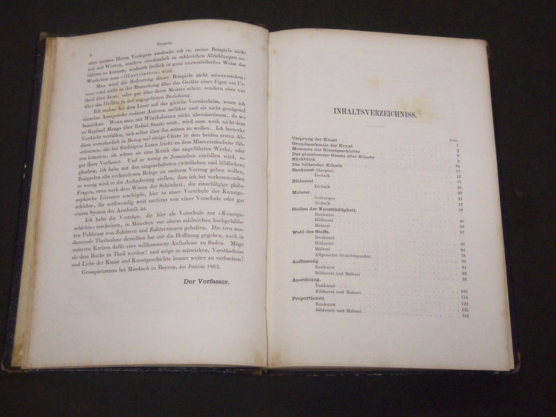 1862 VORSCHULE DER KUNSTGESCHICHTE BY ERNST FORSTER GERMAN BOOK - ILLUS. - KD 13