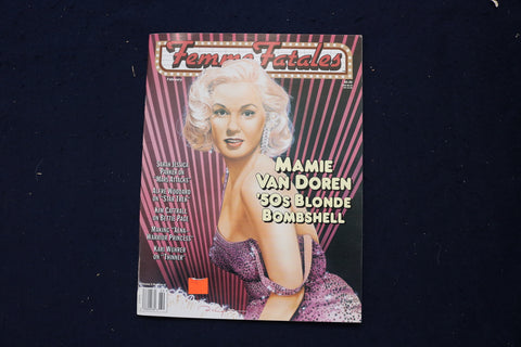 1997 FEBRUARY FEMME FATALES MAGAZINE - MAMIE VAN DOREN COVER - E 18154