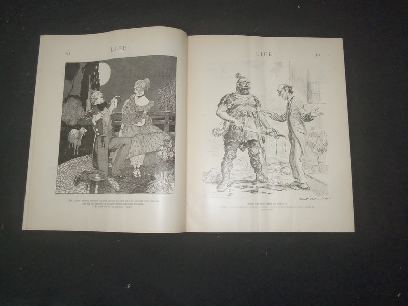 1917 APRIL 26 LIFE MAGAZINE - PACIFISTS' NUMBER - A PRAYER FOR PEACE - L 765C