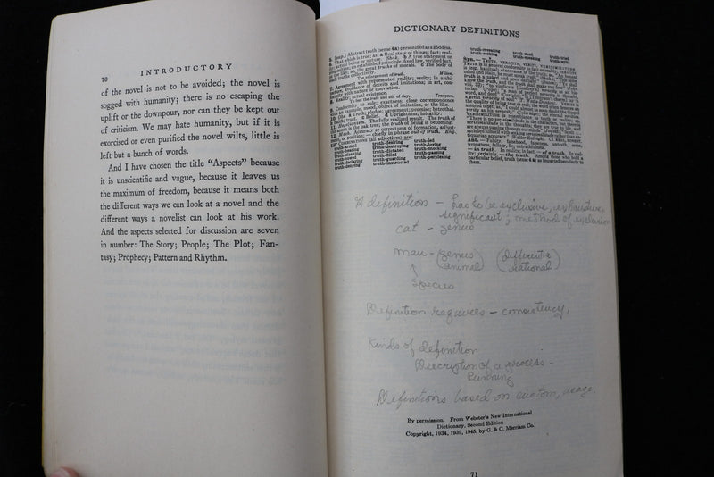 1949 UNIVERSITY OF CHICAGO ENGLISH SELECTED READINGS SOFTCOVER BOOK - K 2905