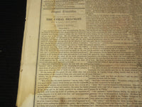 1851 MAY 24 BOSTON MUSEUM NEWSPAPER - SAMUEL THURSTON - LYNCHING - NP 9023