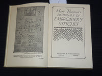 1959 MARY THOMAS'S DICTIONARY OF EMBROIDERY STITCHES BOOK - KD 4270C
