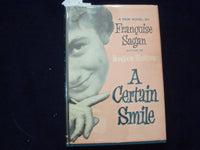 1956 A CERTAIN SMILE HARDCOVER BOOK BY FRANCOISE SAGAN - KD 8681