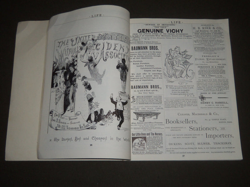 1970 LIFE A HOMOROUS WEEKLY SOFTCOVER BOOK - NICE ILLUSTRATIONS - J 2433
