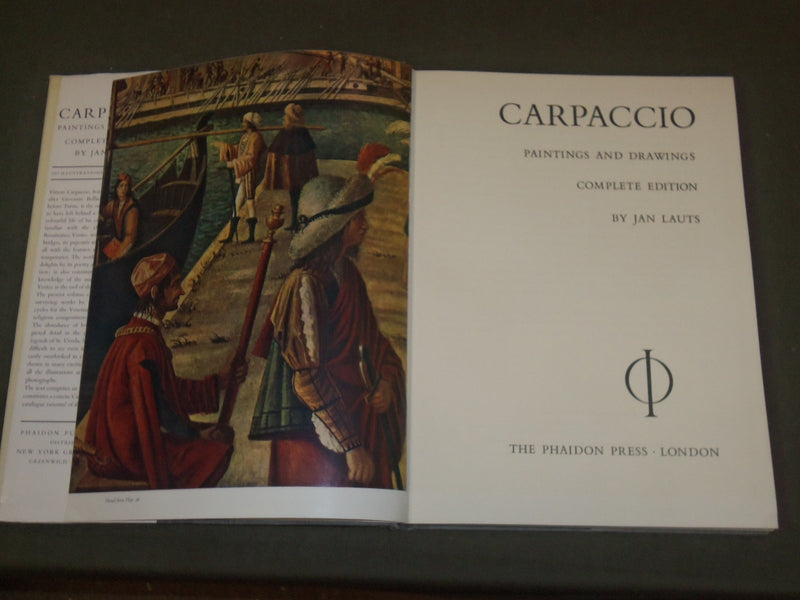 1962 CARPACCIO PAINTINGS AND DRAWINGS BY JAN LAUTS -COMPLETE EDITION BOOK - I 30