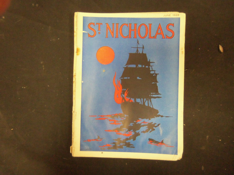 1928 JUNE ST. NICHOLAS MAGAZINE - ILLUSTRATIONS, STORIES & ADS - ST 3161
