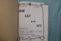 1955 OAK LILY AND IVY MILFORD HIGH SCHOOL YEARBOOK - MILFOR, MA. - YB 3571