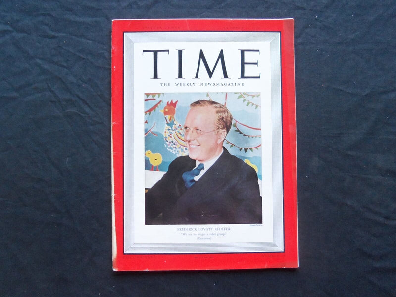 1938 OCTOBER 31 TIME MAGAZINE - FREDERICK LOVATT REDEFER - T 634