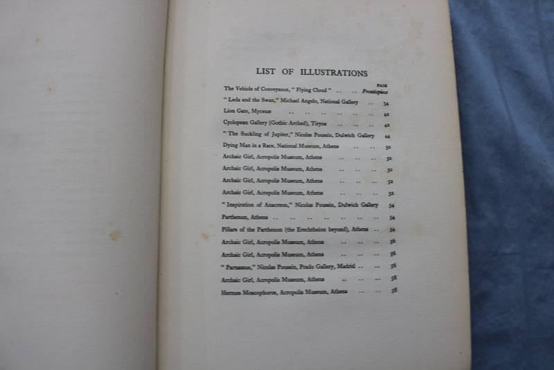 1928 MEDITERRANEAN SCENES LIMITED EDITION BOOK BY ARNOLD BENNETT - KD 9490