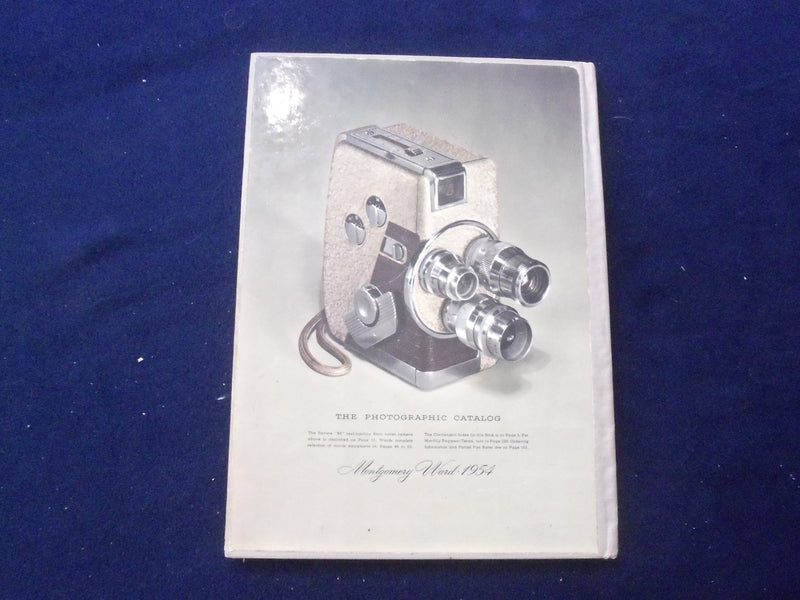 1954 MONTGOMERY WARD PHOTOGRAPHIC CATALOG - HARDCOVER - R 96S