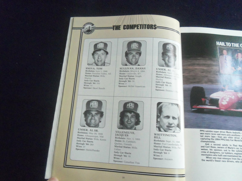 1985 JULY 5-7 BUDWEISER CLEVELAND GRAND PRIX RACING PROGRAM - SP 3804C