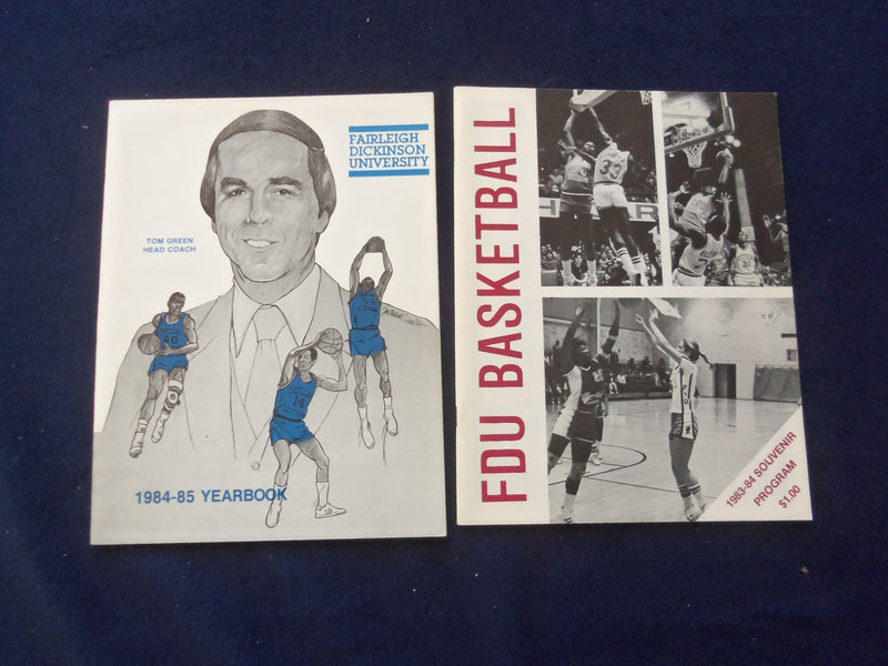 1983-86 FAIRLEIGH DICKINSON MEN'S & WOMEN'S BSKT YEARBOOOKS -LOT OF 11-O 2890D