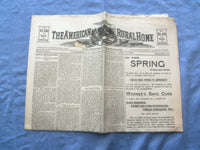1891 THE AMERICAN RURAL HOME NEWSPAPER - LOT OF 7 - ROCHESTER, NEW YORK - NP 842