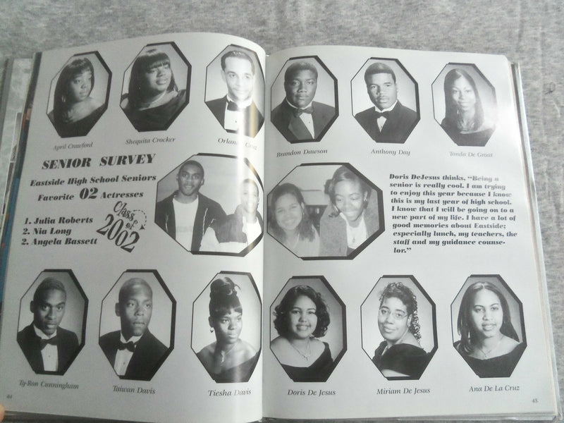 2002 MIRROR EASTSIDE HIGH SCHOOL YEARBOOK - PATTERSON, NEW JERSEY- YB 2788