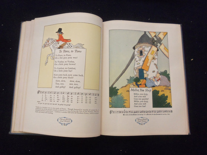 1927 NURSERY FRIENDS FROM FRANCE HARDCOVER BOOK - KD 8352