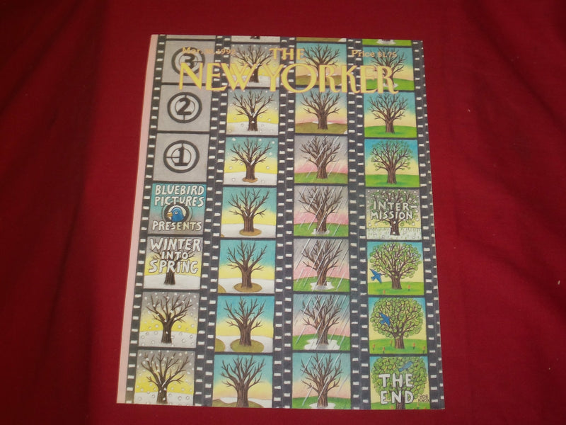 1992 MARCH 30 NEW YORKER MAGAZINE FRONT COVER ONLY - GREAT ART FOR FRAMING