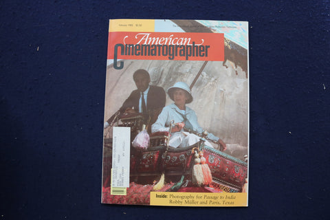 1985 FEBRUARY AMERICAN CINEMATOGRAPHER MAGAZINE - PEGGY ASHCROFT COVER - E 17723