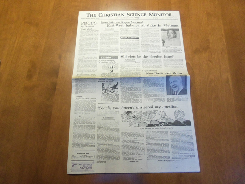 1968 JAN 8 THE CHRISTIAN SCIENCE MONITOR- E.-W. BALANCE AT STAKE VIETNAM-NP 4619