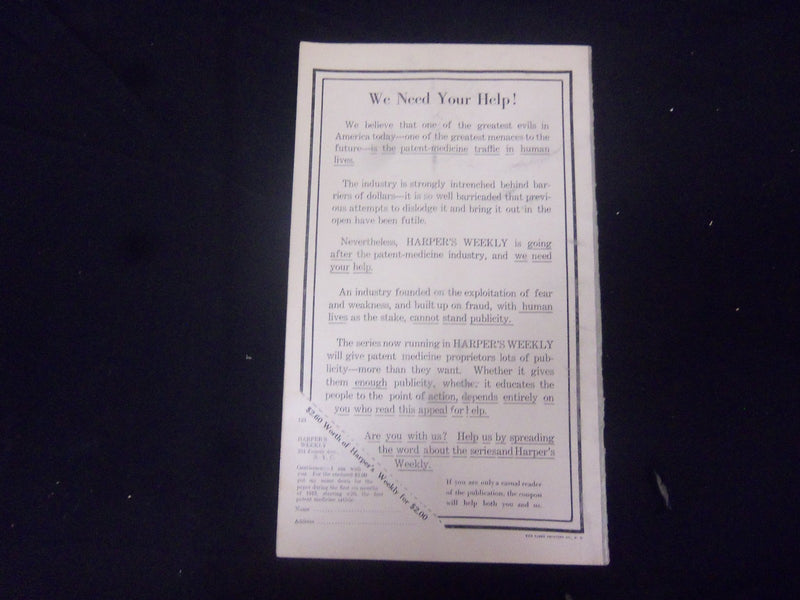 1915 JANUARY 23 HARPER'S WEEKLY MAGAZINE- NICE ARTICLES & ILLUSTRATIONS- ST 2500