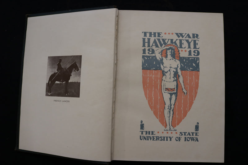 1919 THE HAWKEYE UNIVERSITY OF IOWA YEARBOOK - IOWA CITY, IOWA - YB 3536