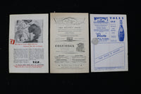 1947-1949 LONDON THEATRE PROGRAMS - LOT OF 22 - K 1822