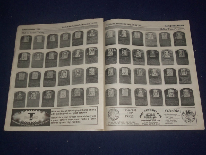 1995 JULY 28 THE DAILY STAR HALL OF FAME 1995 SUPPLEMENT - ONEOTA, NY - ST 6821