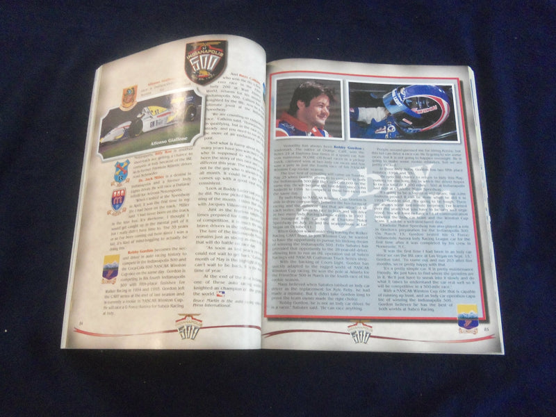 1997 MAY 25 81ST INDIANAPOLIS 500 RACING PROGRAM - GREAT PHOTOS - SP 6599H