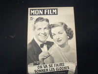 1951 AUGUST 15 MON FILM FRENCH MAGAZINE - JOAN BENNET & CUMMINGS - E 26160