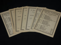 1948 DEEMS TAYLOR CHORAL ARRANGEMENTS LOT OF 9 & ENVELOPE - J 6939