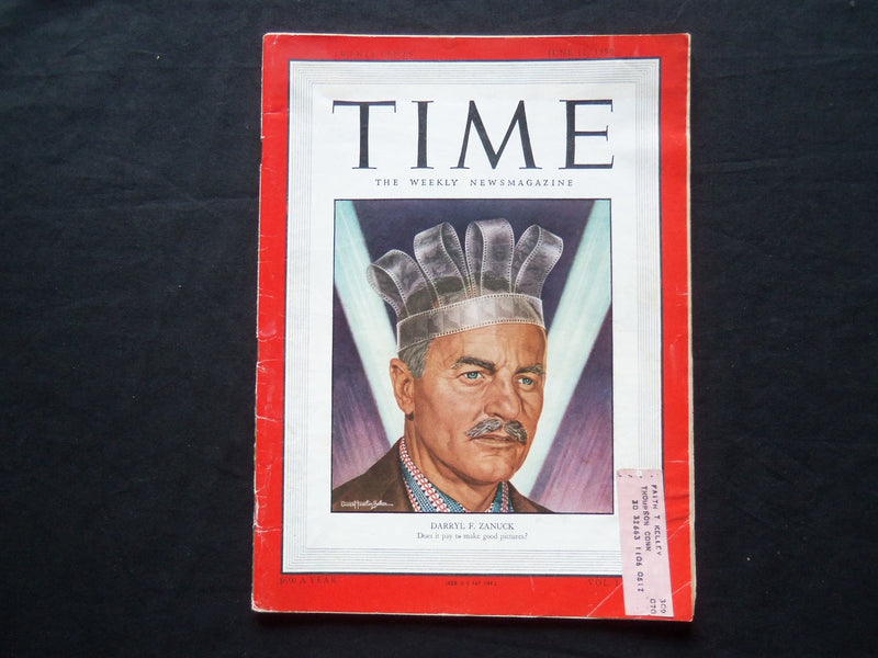 1950 JUNE 12 TIME MAGAZINE - DARRYL F. ZANUCK - T 1230
