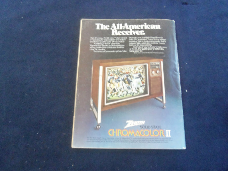 1974 NOV 23 TOUCHDOWN ILLUSTRATED- UCLA VS USC - O.J. SIMPSON INTERVIEW -ST 7197