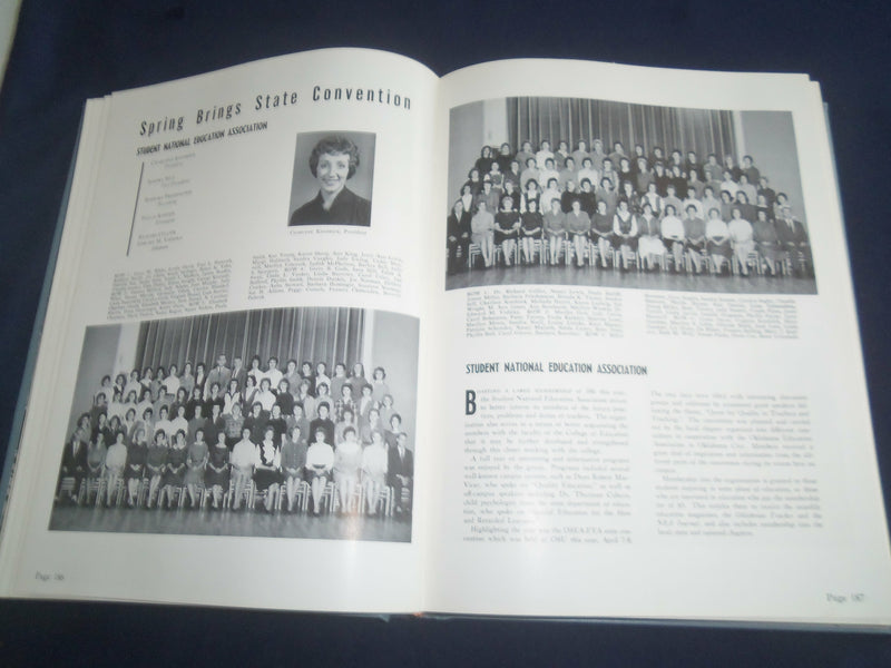 1961 REDSKIN OKLAHOMA STATE UNIVERSITY YEARBOOK - STILLWATER, OKLAHOMA - YB 2329