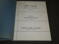 1934 THE STATOR CORNING FREE ACADEMY YEARBOOK - CORNING NEW YORK - YB 1044