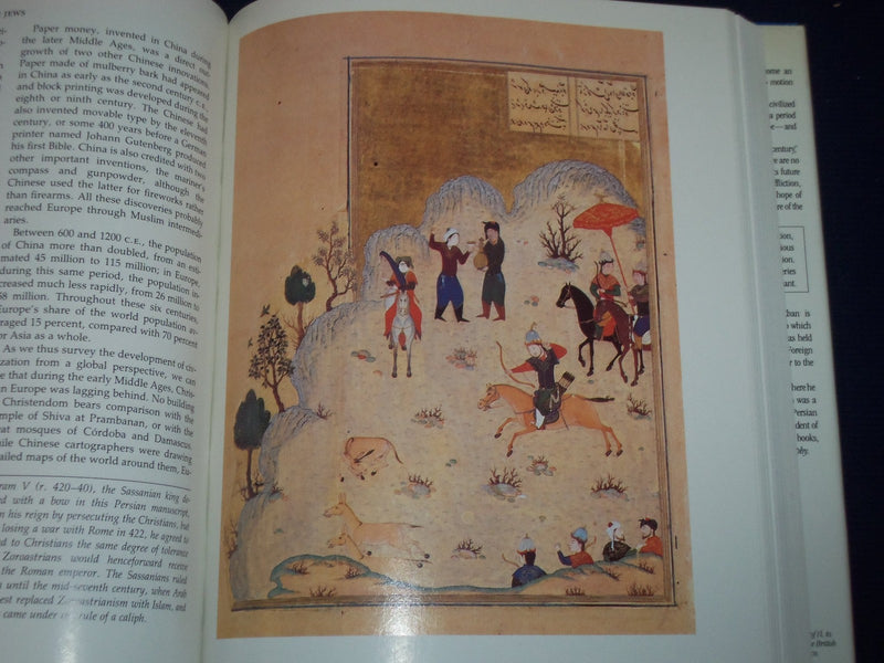 1984 HERITAGE CIVILIZATION AND THE JEWS BOOK BY ABBA EBAN - PRINTS - KD 2697