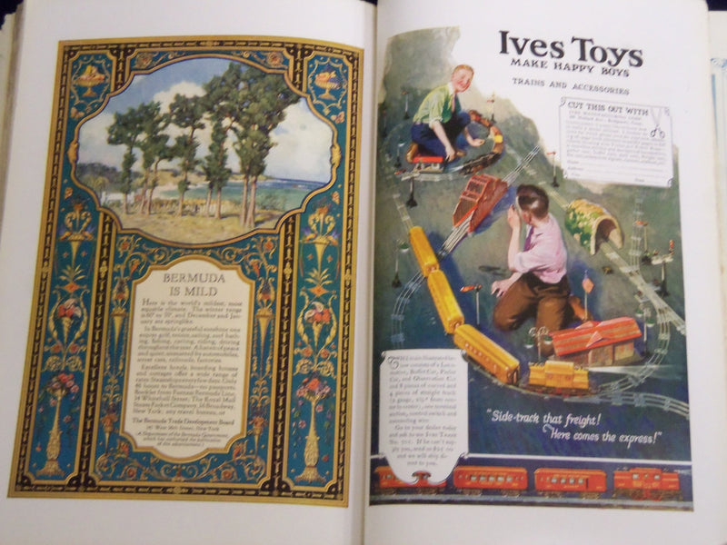 1923 DECEMBER HARPER'S MAGAZINE - MAXFIELD PARRISH JELL-O AD - ST 5605