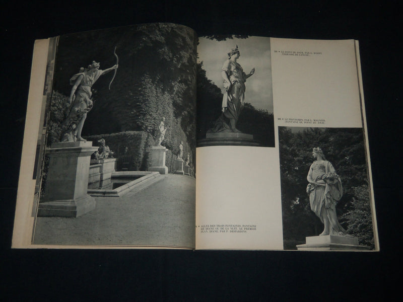 1947 LES JARDINS DE VERSAILLES FRENCH BOOK - PHOTOS BY JEAN ROUBIER - J 3840