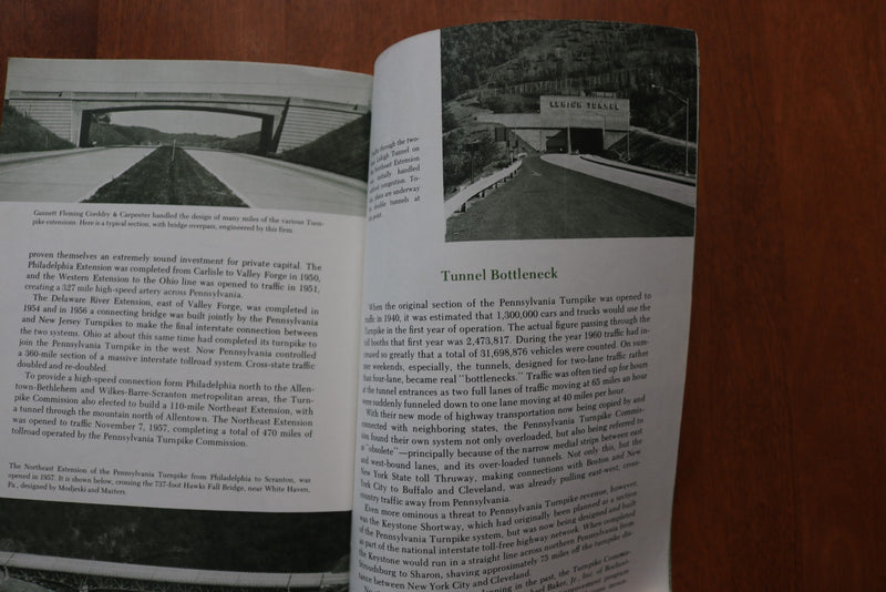 1973 VANDERBILT'S FOLLY - PENNSYLVANIA TURNPIKE HISTORY SOFTCOVER BOOK - K 3236