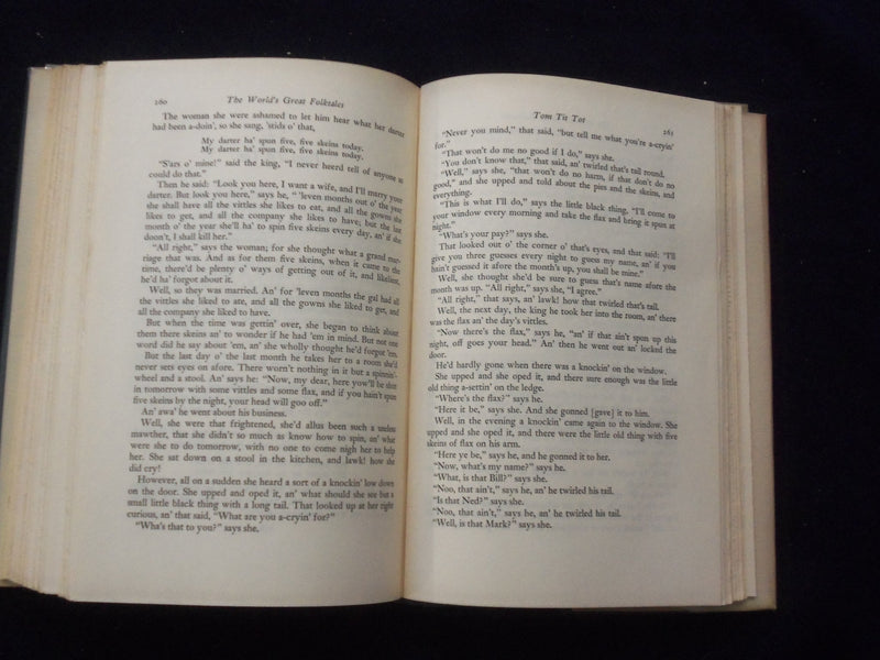 1953 THE WORLD'S GREAT FOLKTALES HARDCOVER BOOK BY JAMES R. FOSTER - KD 8419