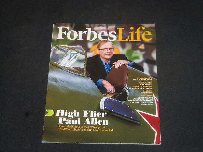 2013 SUMMER FORBES LIFE MAGAZINE - PAUL ALLEN COVER - SP 7327