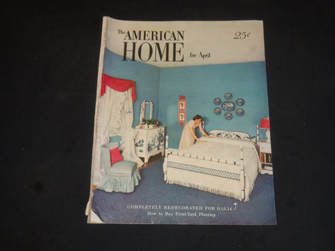 1950 APRIL THE AMERICAN HOME MAGAZINE - NICE COVER, STORIES & PHOTOS - SP 7121