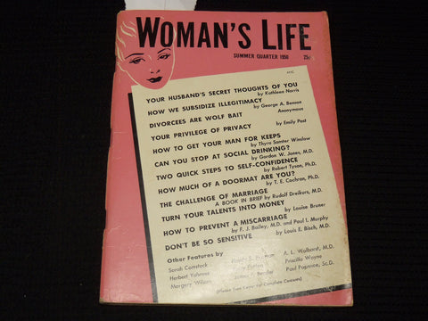 1950 SPRING WOMAN'S LIFE DIGEST MAGAZINE - EMILY POST - THYRA WINSLOW - K 1076