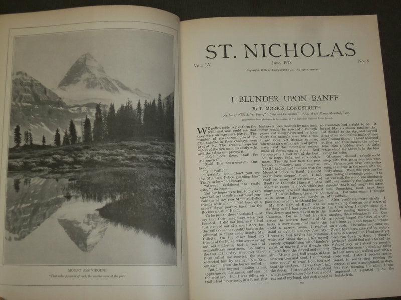 1928 JUNE ST. NICHOLAS MAGAZINE - ILLUSTRATIONS, STORIES & ADS - B 5047