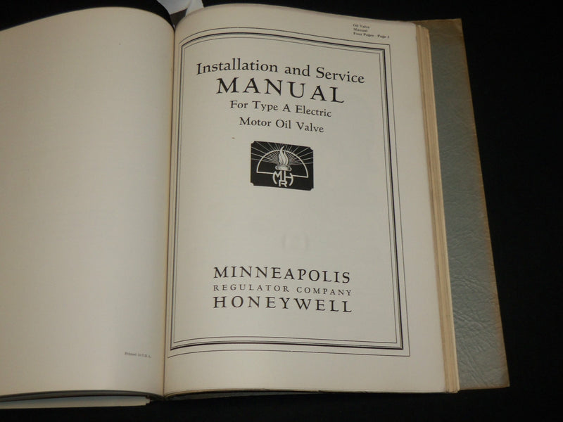 1928 AUTOMATIC BURNER CORP ABC SERVICE MANUAL - CHICAGO - KD 6430