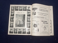 1957 OCTOBER 26 NAVY VS. PENNSYLVANIA FOOTBALL PROGRAM - NICE PHOTOS - J 9455