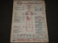 1954 ESSO DEALER LUBRICATION SERVICE GUIDE - SPIRAL BOUND - KD 4881