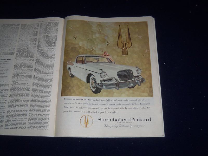 1957 MARCH 9 THE SATURDAY EVENING POST MAGAZINE - ILLUSTRATED COVER - SP 5652