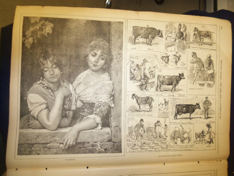 1887 OCTOBER 28 THE DAILY GRAPHIC NEWSPAPER - ELIHU AND SOLON B - NT 7677